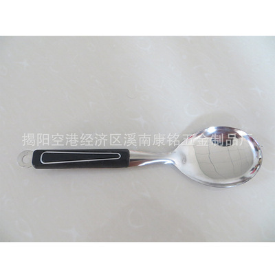 【供應精品電木柄飯匙 無磁不銹鋼飯勺/湯勺 廚房用具批發(fā)】價格,廠家,圖片,刀叉,揭陽空港經(jīng)濟區(qū)溪南康銘五金制品廠-
