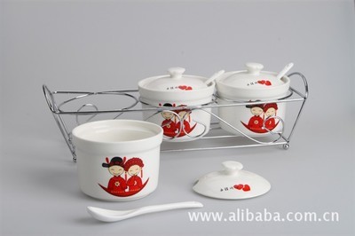 【廚房用具 陶瓷調(diào)料罐 商務(wù)禮品 工廠直銷】價格,廠家,圖片,商務(wù)禮品,長沙市麥琪禮品-