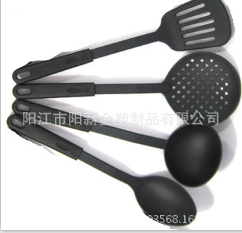 【[薦]尼龍廚具 廠家批發(fā)廚房用品套裝 禮品廚具 尼龍勺鏟套件定制】價格,廠家,圖片,鍋鏟,陽江市陽新金塑制品-