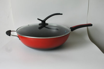 廠家直供金富鑫金剛黑旋風(fēng)韓國不沾炒鍋 電磁爐煤氣灶通用，高效廚房利器